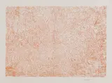 Mark Tobey, Untitled, 'Mandarin Flowers' lithograph in colours