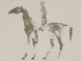 Elisabeth Frink, Untitled, 1970 (Wiseman: 40) lithograph sheet 25.8 x 32cm