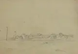L. S. Lowry, Untitled, pencil 23 x 31.5cm