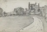 L. S. Lowry, Untitled, pencil 13 x 18cm Provenance: Phillips
