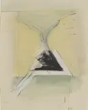 Adrian Heath, Untitled, mixed media 18.5 x 15cm (uneven)