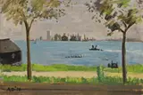 Adrian Maurice Daintrey, Untitled, oil on board 41 x 61cm Exhibited: Gainsborough House