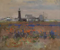 Frederick Cuming, Untitled, oil on board 30.5 x 35.5cm