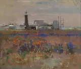 Frederick Cuming, Untitled, oil on board 30.5 x 35.5cm