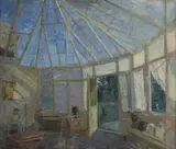 Fred Dubery, Untitled, oil on canvas laid on board 64 x 76.5cm
