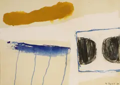 William Scott, Untitled, mixed media 24.5 x 31cm