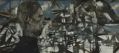 Bryan Kneale, Untitled, oil on canvas 46 x 102cm Provenance: The Redfern Gallery