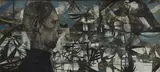 Bryan Kneale, Untitled, oil on canvas 46 x 102cm Provenance: The Redfern Gallery
