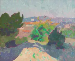 Untitled by Colin Hayes, oil on canvas 51 x 61cm, sold Apr 2025