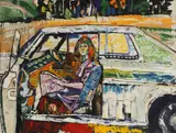 John Bratby, Untitled, oil on canvas 91 x 121.5cm