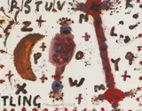 Alan Davie, Untitled, watercolour and oil on paper 17 x 20cm Provenance: With Gimpel Fils