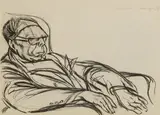 Michael Ayrton, Untitled, black chalk