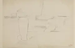 Untitled by Edward Burra, c.1920-1930 pencil, sold Apr 2025