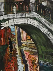 John Bratby, Untitled, oil on canvas 121.5 x 91cm Exhibited: Royal Academy Summer Exhibition 1985