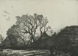 Graham Sutherland, Untitled, Kent (Tassi 15) etching