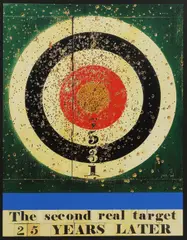 Untitled by Peter Blake, 'The Second Real Target 25 Years Later' screenprint in colours, sold Apr 2025