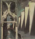 John Piper, Untitled, 'Death in Venice VIII' (Levinson 232) screenprint in colours