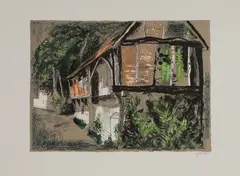 Untitled by John Piper, Buckinghamshire' (Levinson 285) lithograph in colours, sold Apr 2025