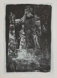 John Piper, Untitled, Rutland: Monument by Grinling Gibbons 1686' (Levinson 126) lithograph in colours