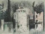 John Piper, Untitled, Kent' (Levinson 265) lithograph in colours