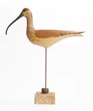 Guy Taplin, Untitled, 'Curlew' carved and painted driftwood on a metal and driftwood base