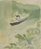 Peter Doig, Untitled, 'Cyril’s Bay' giclée print in colours with silkscreen varnish