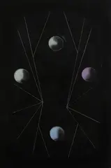 Peter Peri, Untitled, mixed media on canvas 91.5 x 61cm