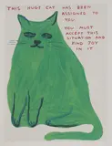 David Shrigley, Untitled, 2022 offset lithograph in colours