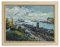 Adrian van Hees, Untitled, oil on canvas 60 x 81cm