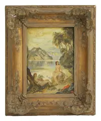 Karl Schlageter, Untitled, oil on board 27 x 19.5cm