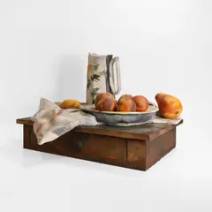 Howard Carter, Untitled, 'Cezanne Still Life III' carved wood
