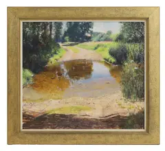 Graham Painter, Untitled, oil on canvas 76 x 86cm