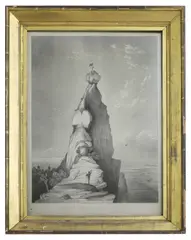 William Louis Walton, Untitled, King William’s Peak!' lithograph from a sketch by Lieutenant Arthur Taylor 59.5 x 40.5cm
