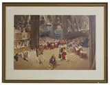 Terence Cuneo, Untitled, 1953 coloured print