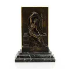 Henri Chapu, Untitled, mounted on a marble plinth