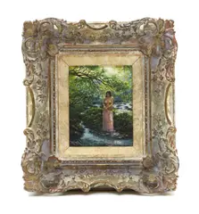 Stephen Darbishire, Untitled, oil on panel 11.5 x 9cm