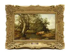 John James Wilson, Untitled, oil on board