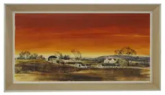 Michael D Barnfather, Untitled, oil on board