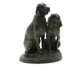 Emmanuel Frémiet, Untitled, a patinated bronze figure group