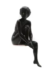 Tom Greenshields, Untitled, a bronzed resin figure
