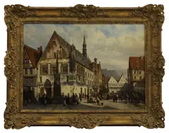 Cornelis Springer, Untitled, oil on panel 60 x 86cm Provenance: P rivate collection