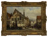 Cornelis Springer, Untitled, oil on panel 60 x 86cm Provenance: P rivate collection