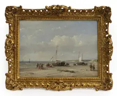 Andreas Schelfhout, Untitled, oil on panel 18 x 24cm Provenance: With E J Van Wisselingh & Co.