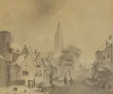 Kaspar Karsen, Untitled, pen and ink and watercolour 19.5 x 22.5cm Provenance: P rivate collection
