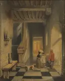 Hubertus van Hove, Untitled, watercolour 27.5 x 21.5cm Provenance: Private collection