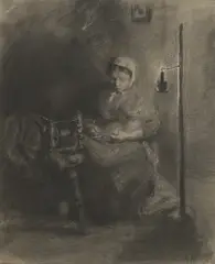 Albertus Johan Neuhuys, Untitled, chalk and grey washes 27 x 21cm