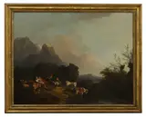 Philip James de Loutherbourg, Untitled, oil on canvas 71 x 91cm
