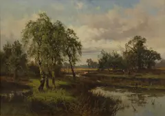 John Horace Hooper, Untitled, oil on canvas 89 x 127cm