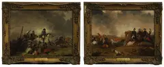 Abraham Cooper, Untitled, oil on panel 29.5 x 41cm (2) Provenance: With the Parker Gallery