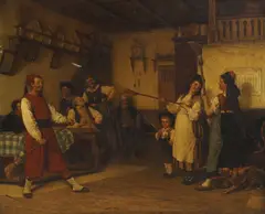 August De Wilde, Untitled, oil on canvas 53.5 x 66cm